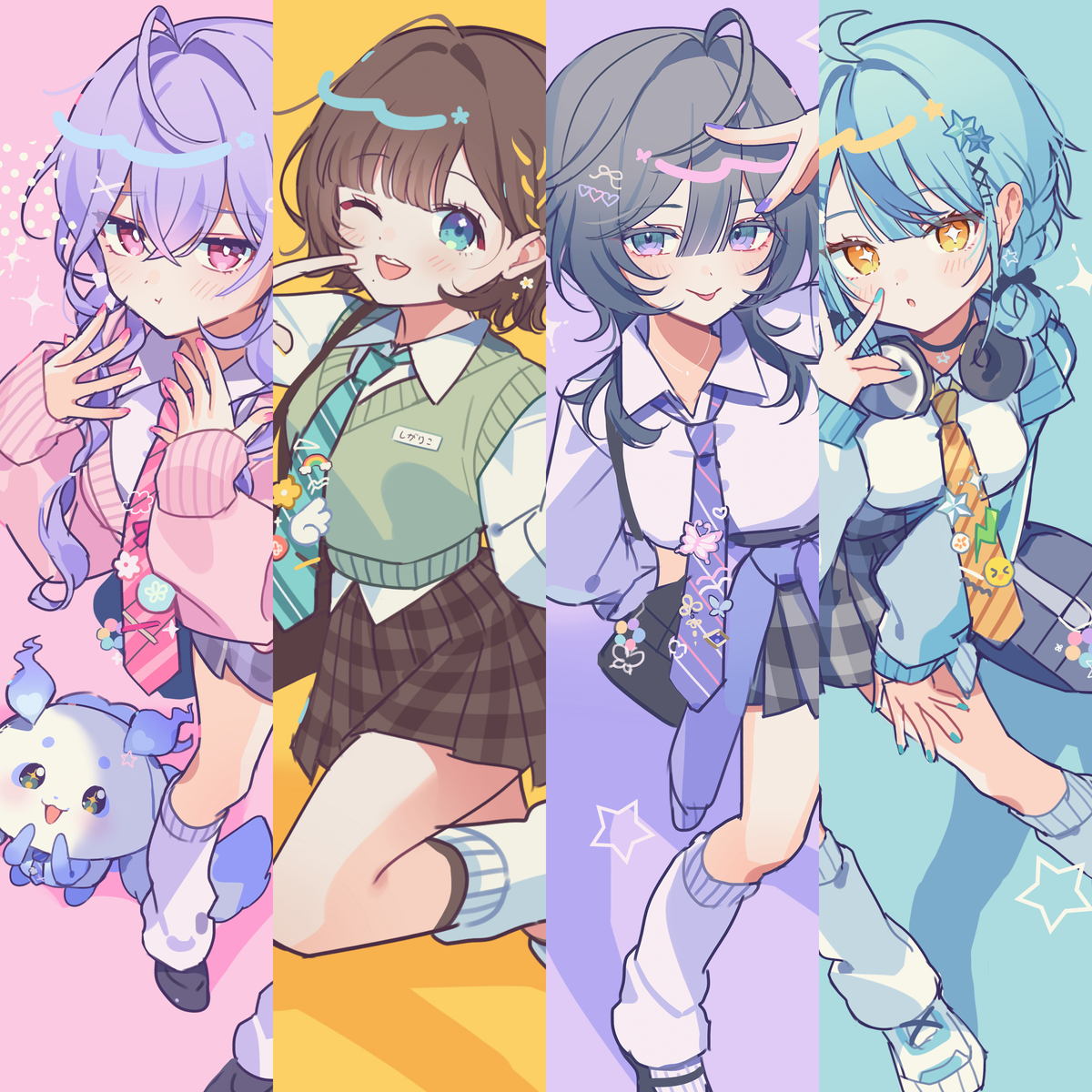 This is a pixiv picture whose title is ぎゃう⭐あやかき.