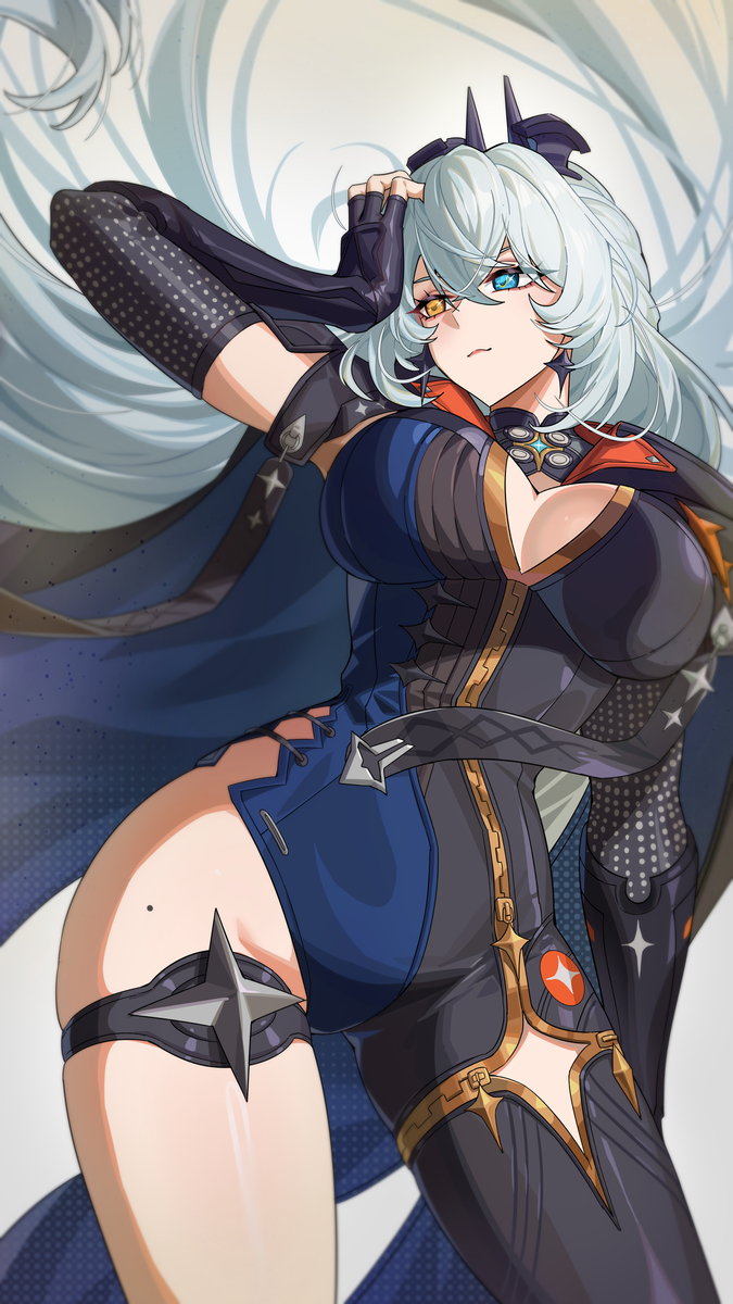 This is a pixiv picture whose title is 挽昼.