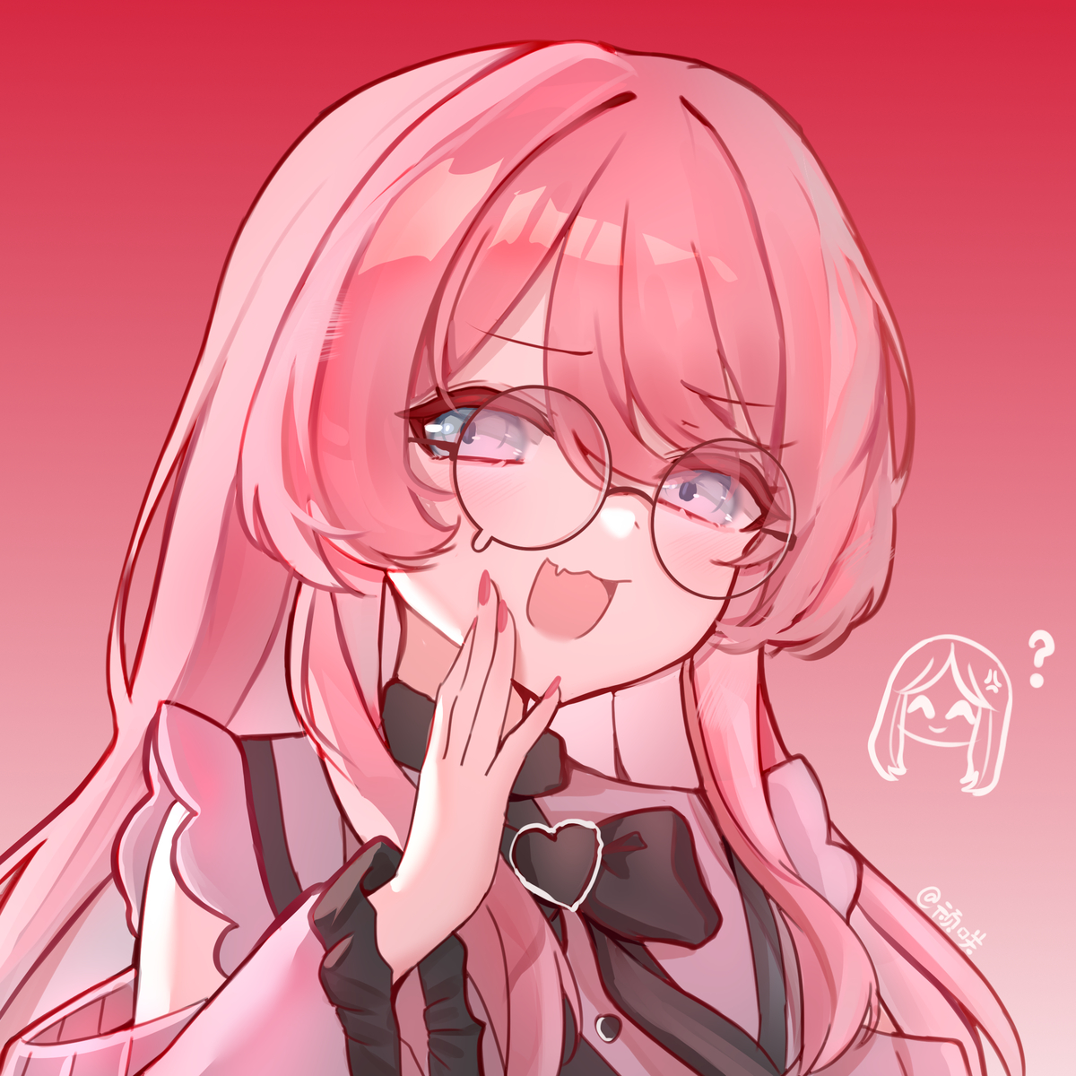 This is a pixiv picture whose title is 爽姐看到手指硬了.