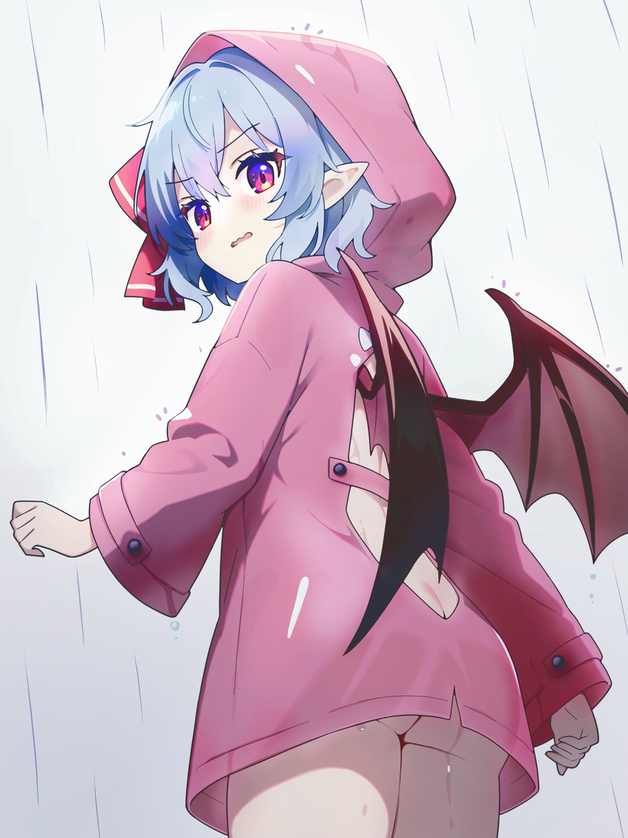 This is a pixiv picture whose title is 合羽レミリア.