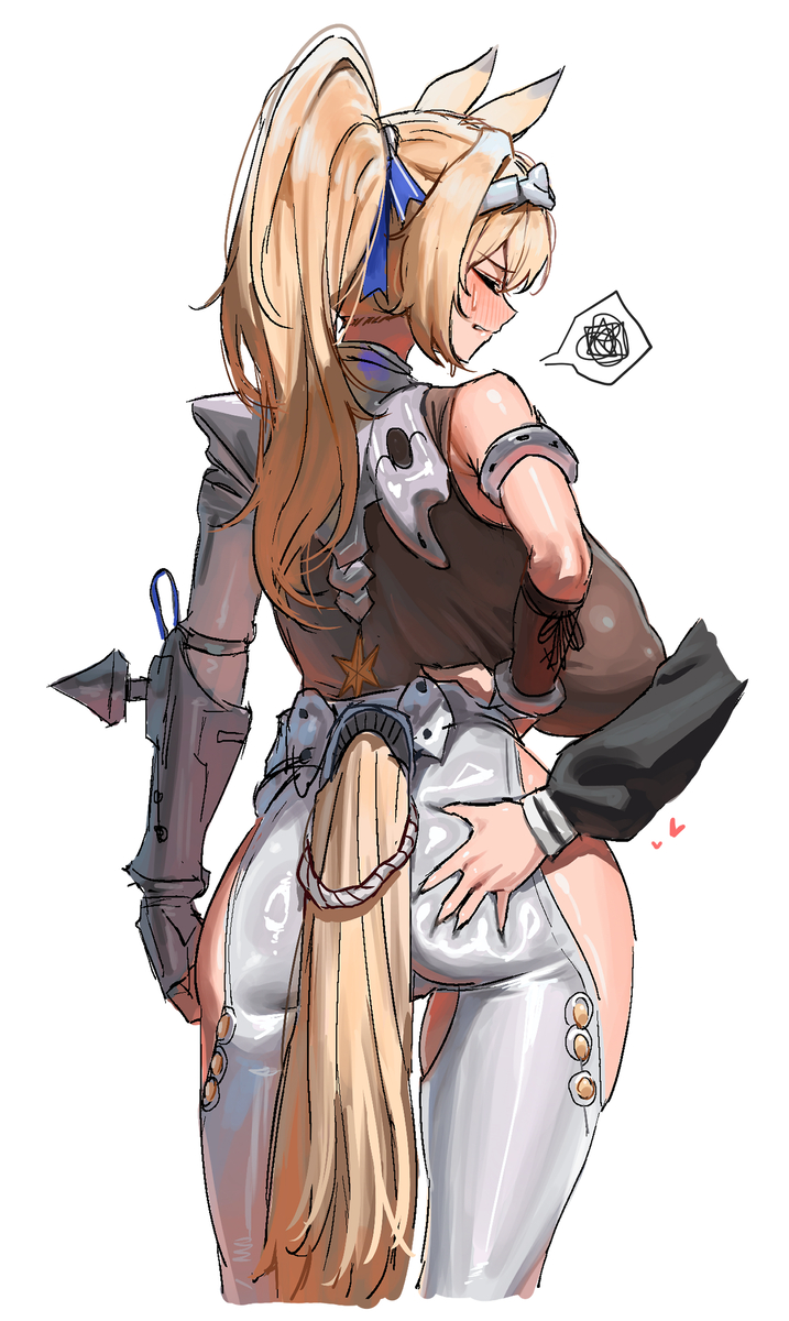 This is a pixiv picture whose title is 🐴💦.
