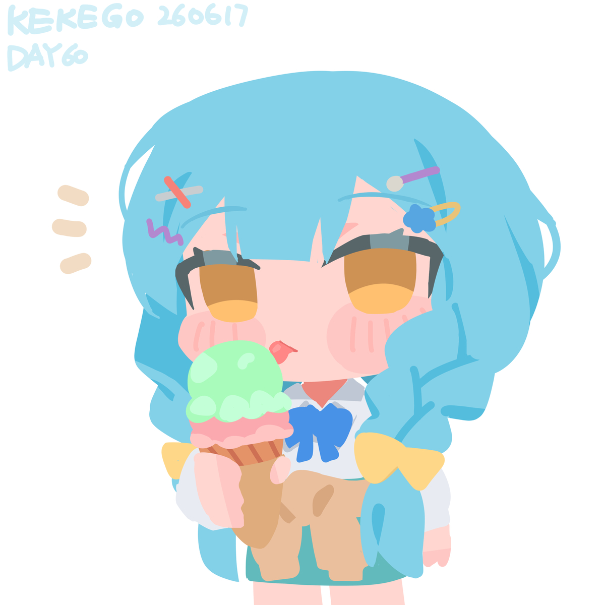 This is a pixiv picture whose title is 揉揉.