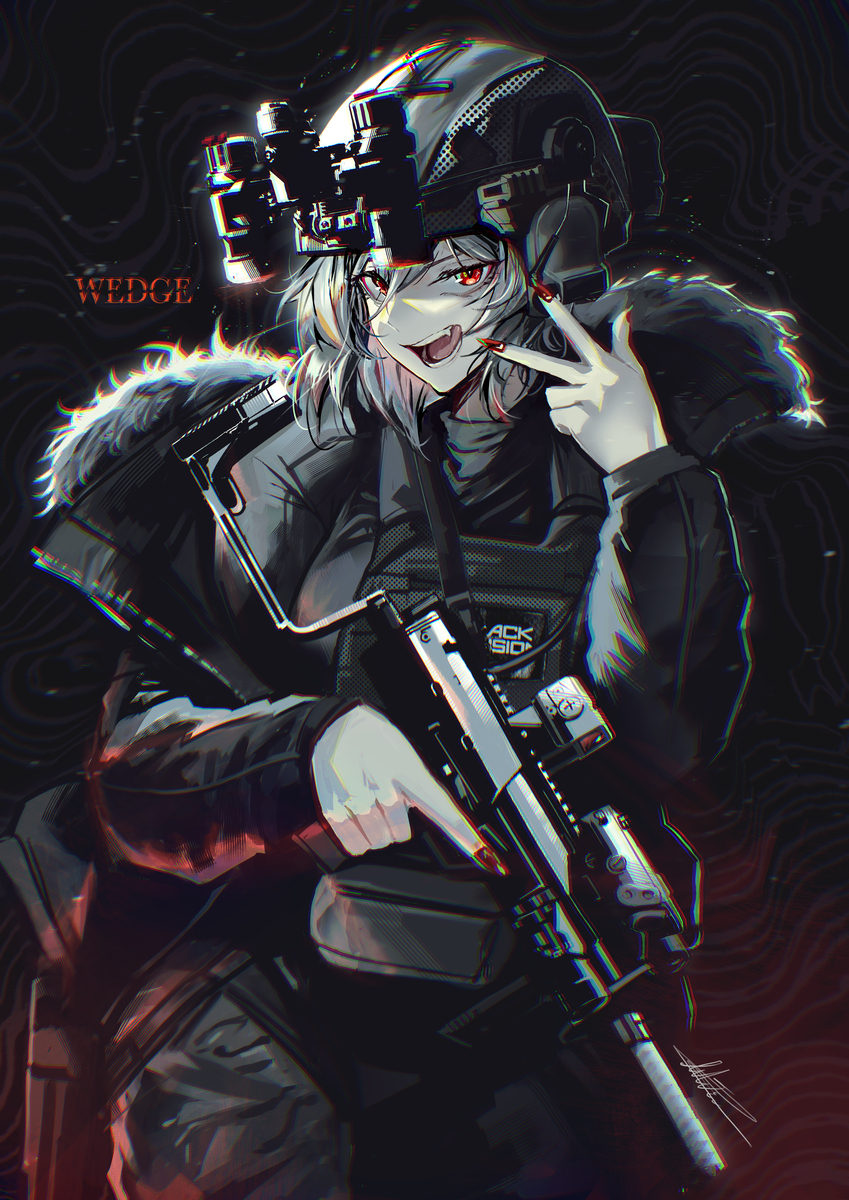 This is a pixiv picture whose title is WEDGE.