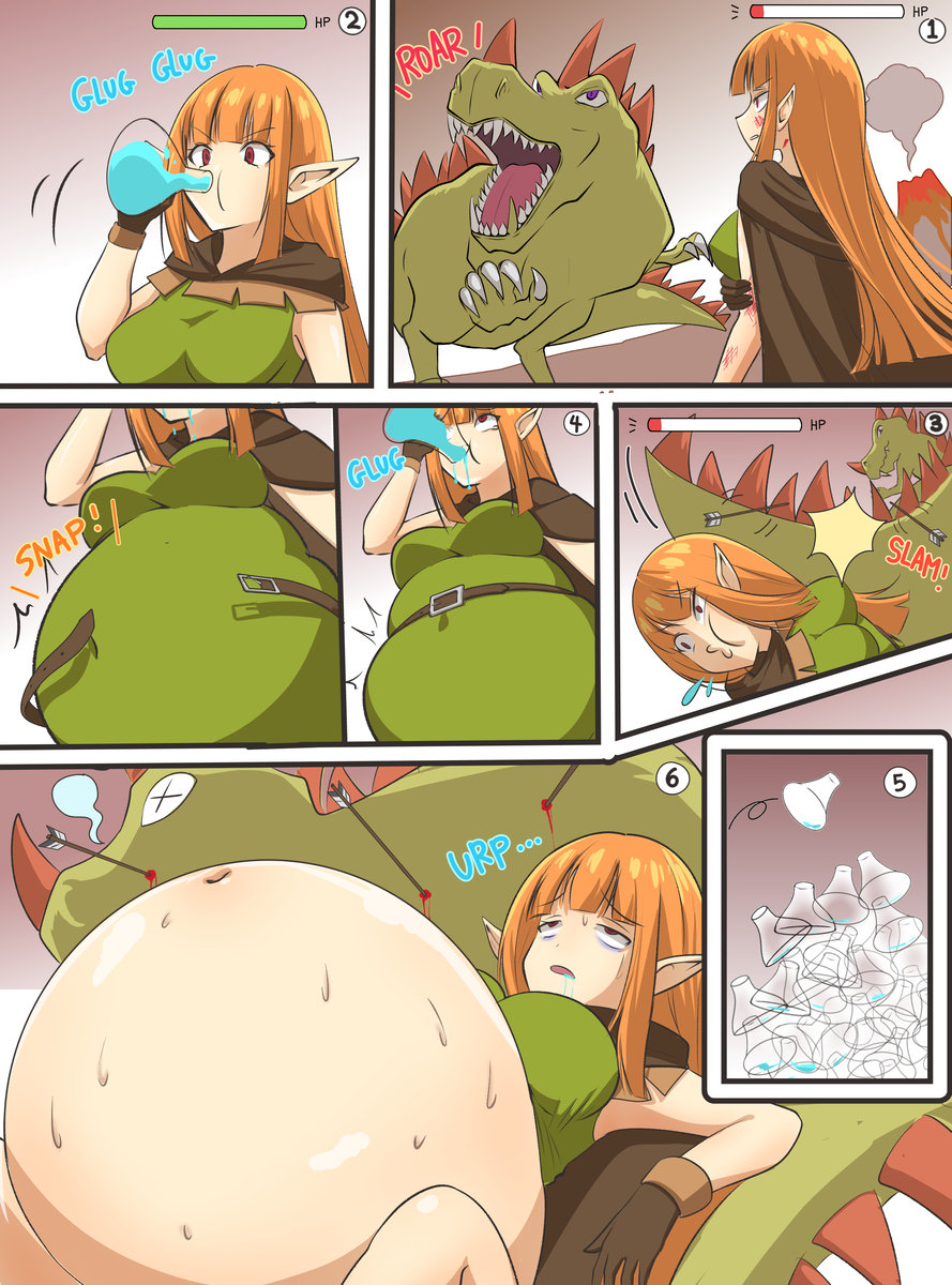 This is a pixiv picture whose title is 回復薬.