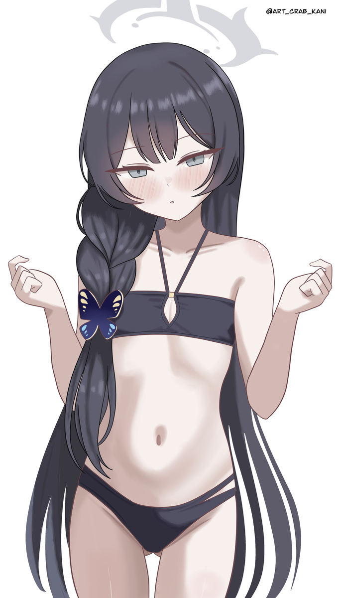 This is a pixiv picture whose title is 水着キサキ.