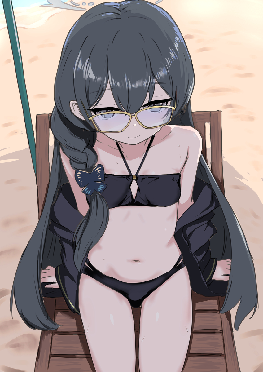 This is a pixiv picture whose title is 水着キサキ.