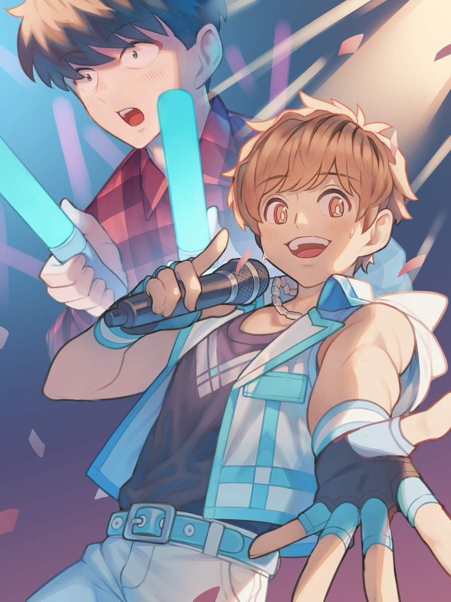 This is a pixiv picture whose title is 中村くんジャニ専説.