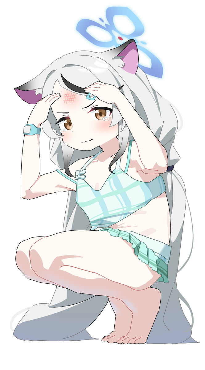 This is a pixiv picture whose title is デコピン.