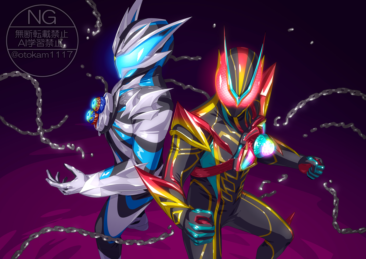 This is a pixiv picture whose title is 共闘.
