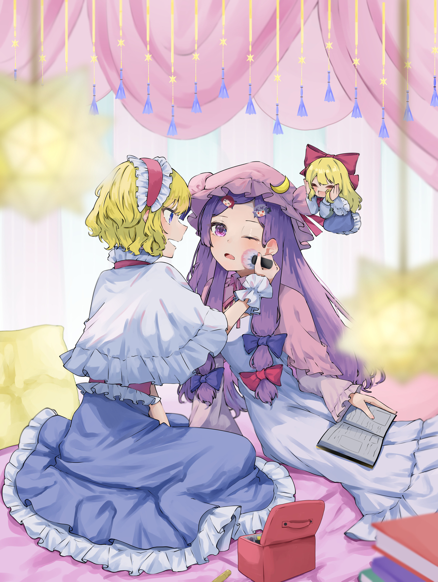 This is a pixiv picture whose title is 【skeb】パチュアリ.