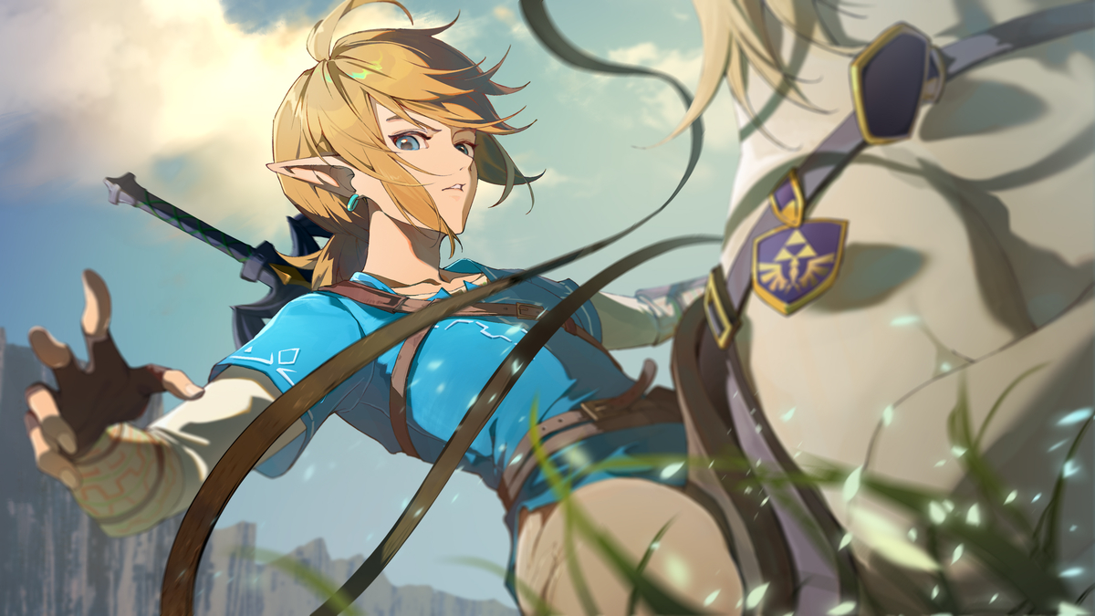 This is a pixiv picture whose title is 旷野勇者.