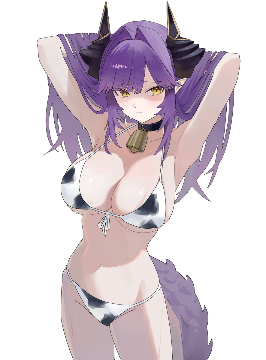 This is a pixiv picture whose title is 💜💜.
