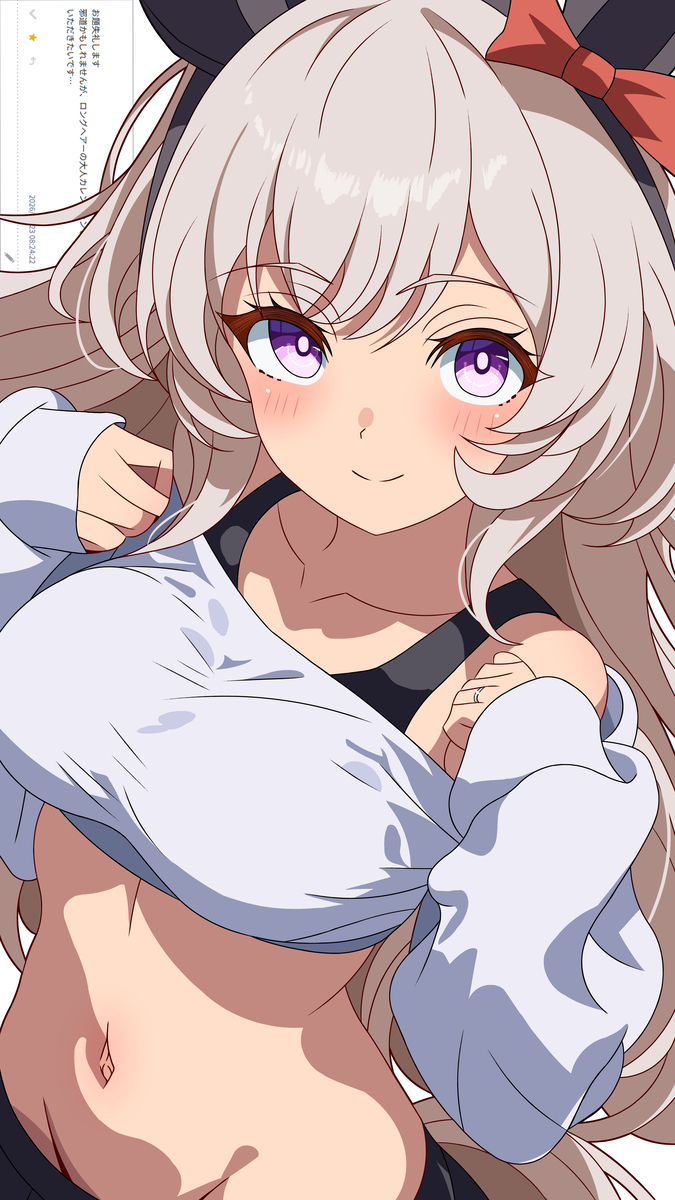 This is a pixiv picture whose title is ロングヘア―な大人カレンチャン.