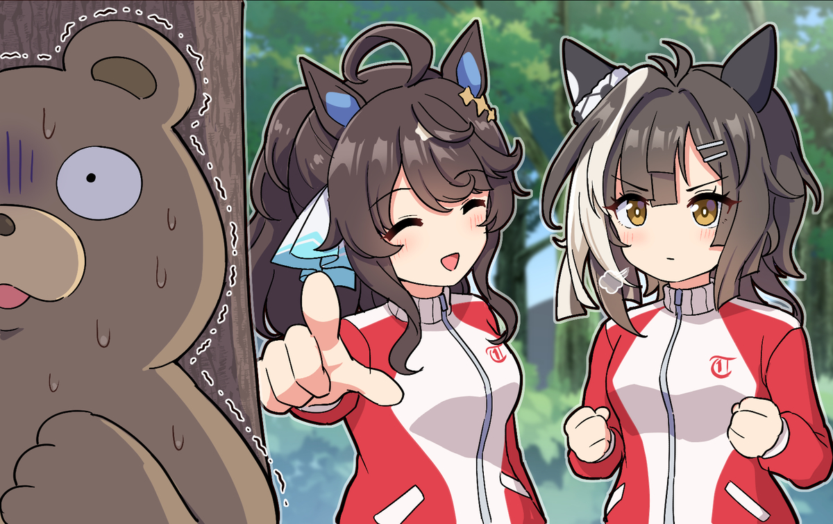 This is a pixiv picture whose title is 鍛錬相手を紹介されたタイトルホルダー.