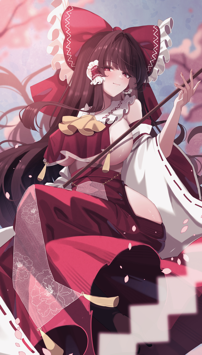 This is a pixiv picture whose title is 大人霊夢.