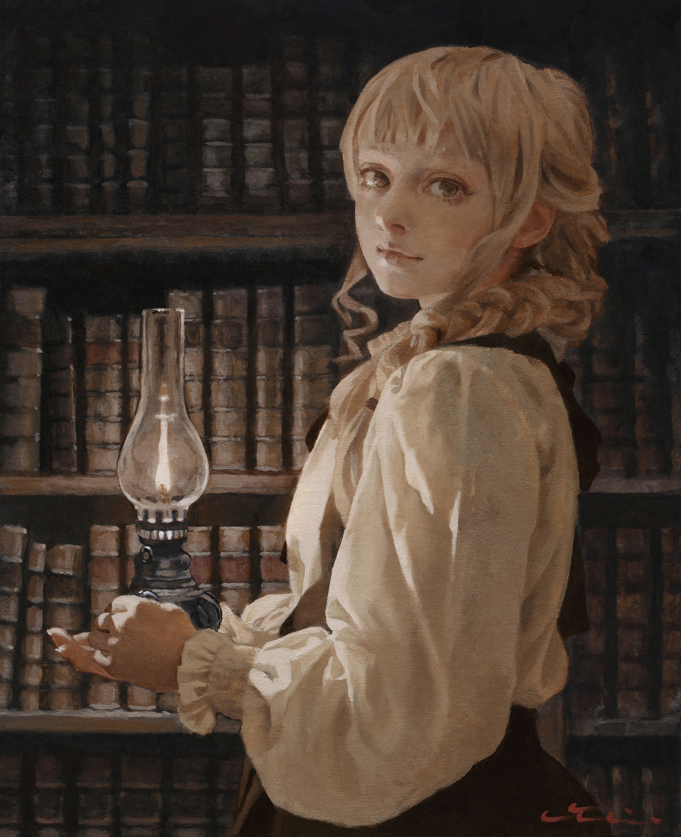 This is a pixiv picture whose title is Veiled Archive.