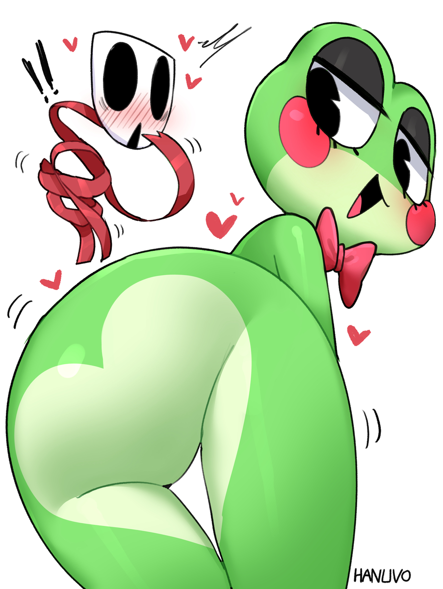 This is a pixiv picture whose title is Ribbit.
