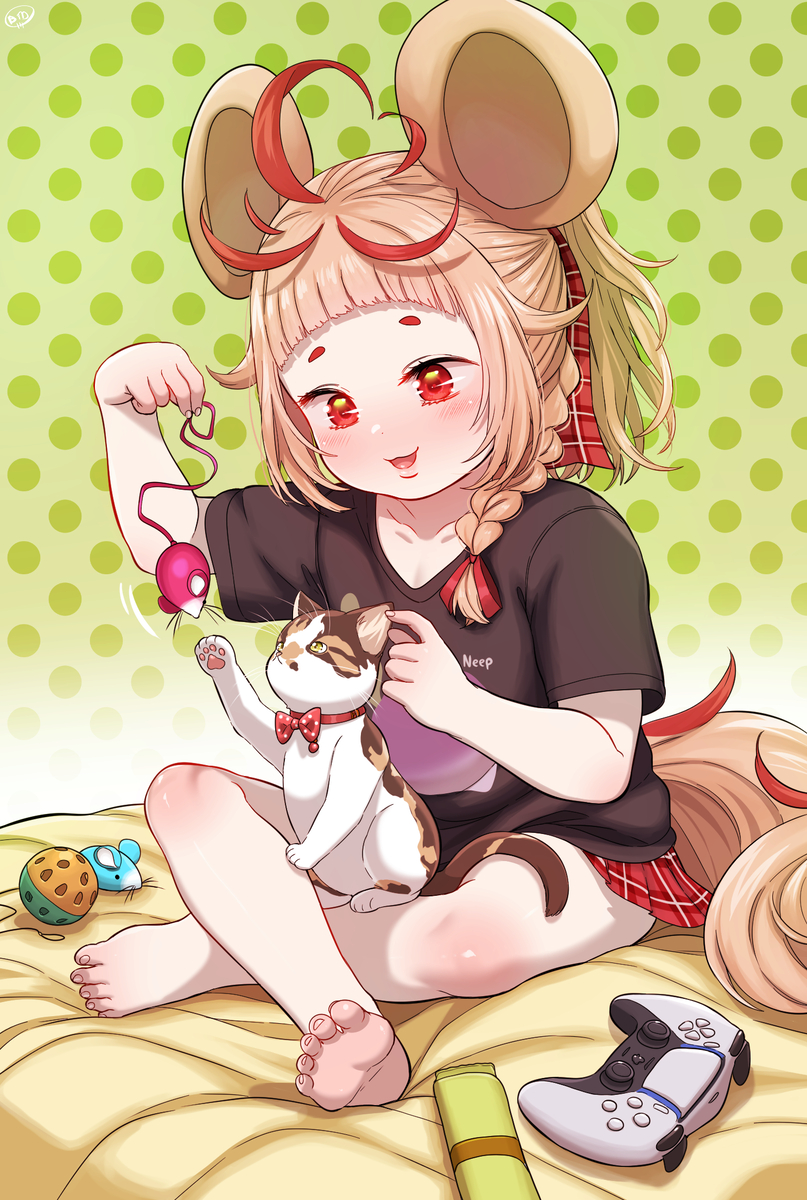 This is a pixiv picture whose title is ALL KITTIES CROSS THE RAINBOW.