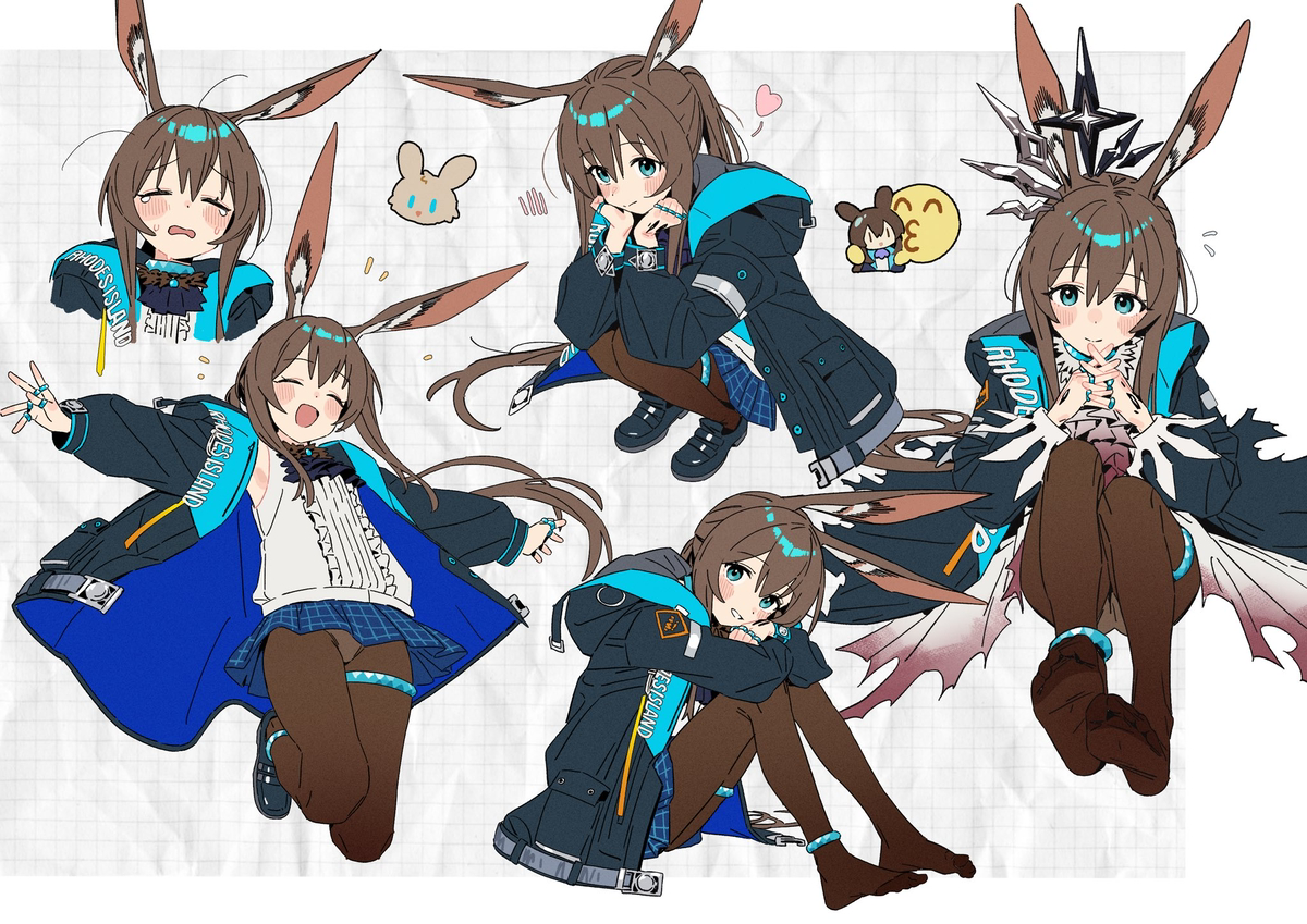 This is a pixiv picture whose title is 阿米娅.