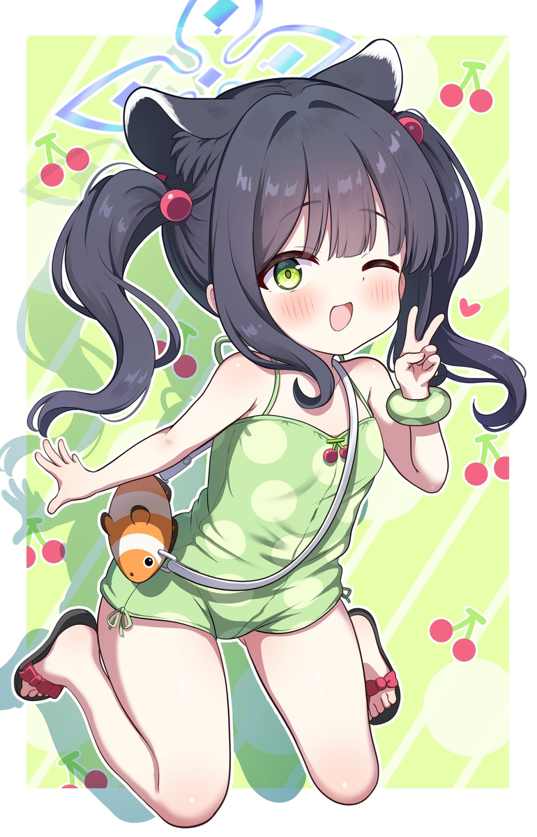 This is a pixiv picture whose title is 水着シュエリン🍒.