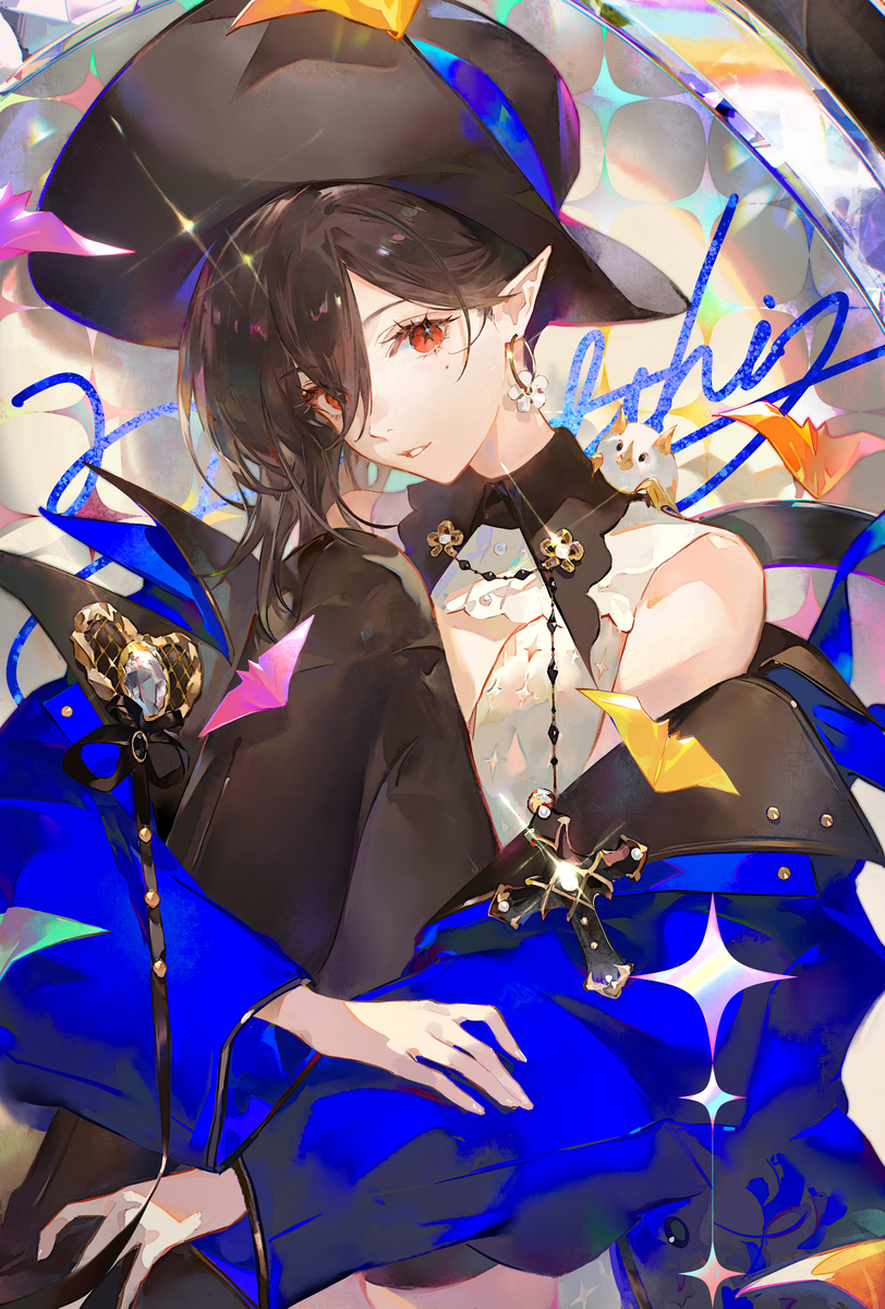 This is a pixiv picture whose title is 💙.
