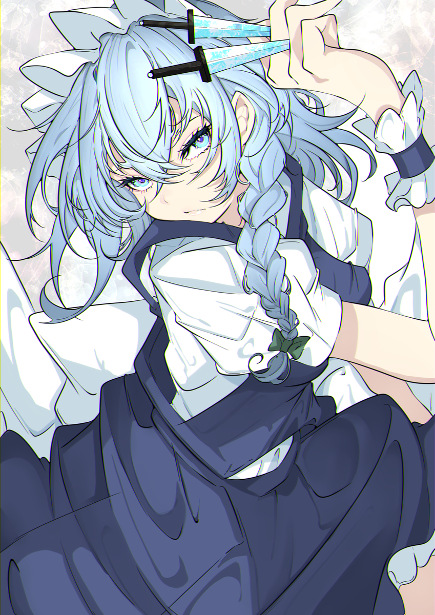 This is a pixiv picture whose title is 咲夜さん.