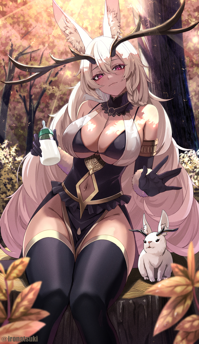 This is a pixiv picture whose title is ジャッカロープちゃん.