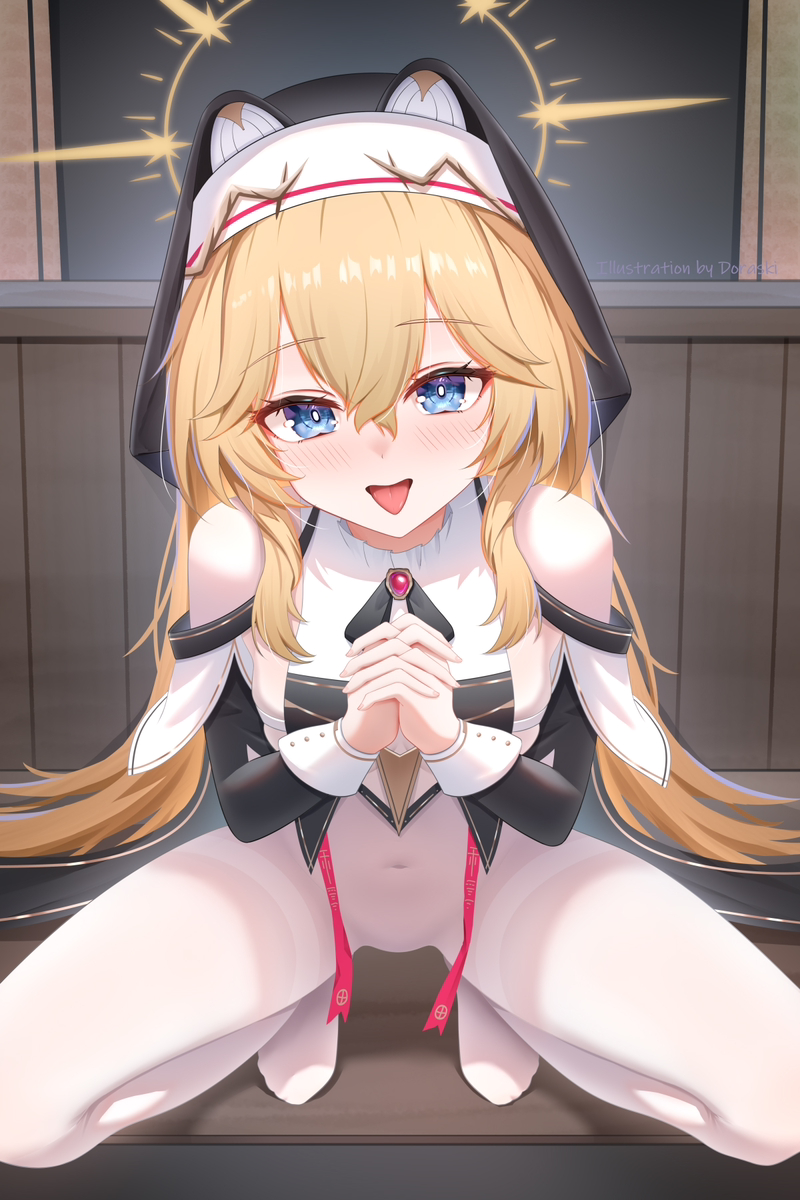 This is a pixiv picture whose title is 🙏.