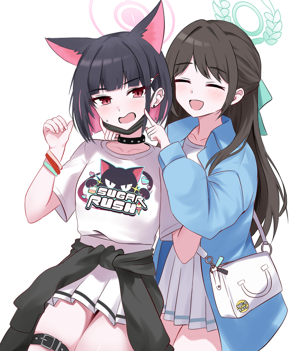 This is a pixiv picture whose title is kazusa & airi.