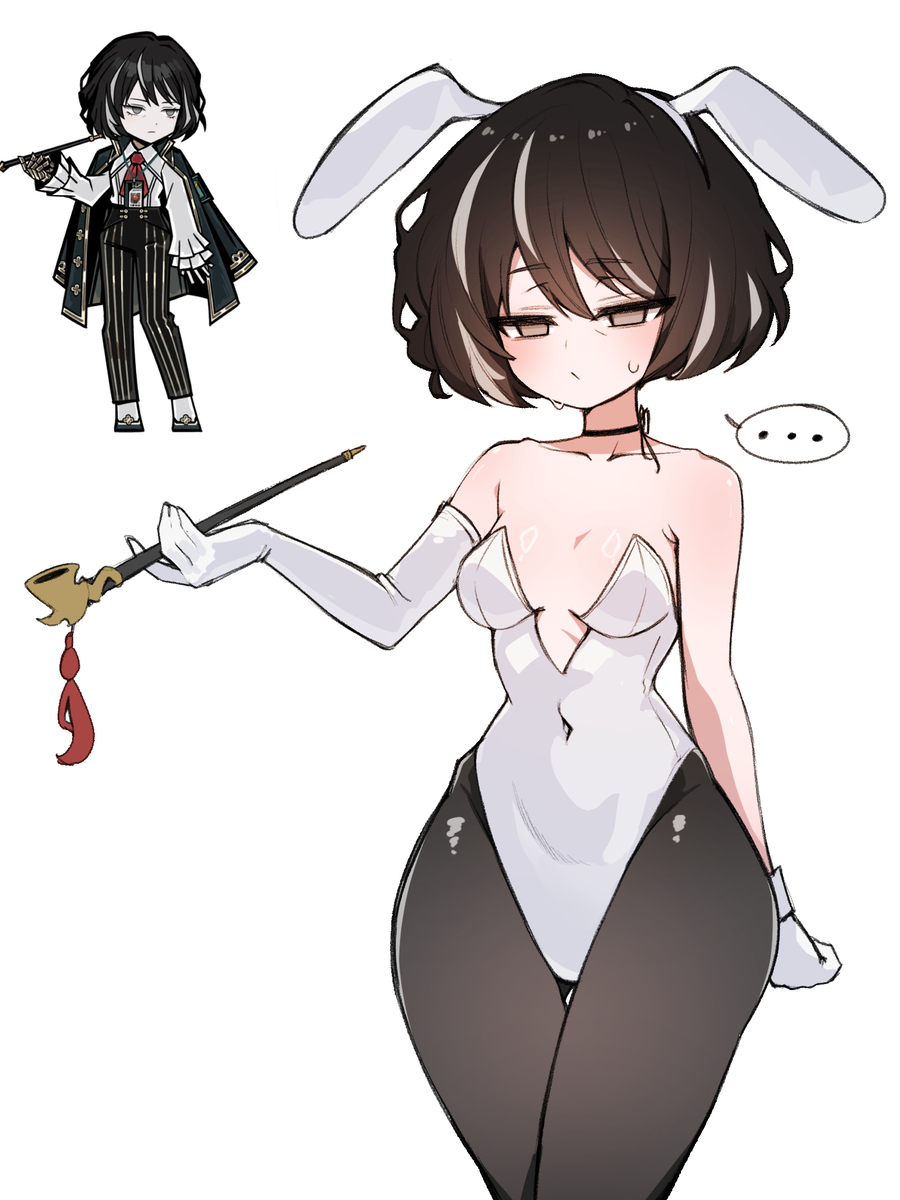 This is a pixiv picture whose title is 바니바니 모제스.
