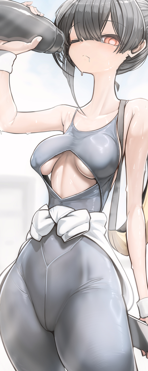 This is a pixiv picture whose title is 補給.