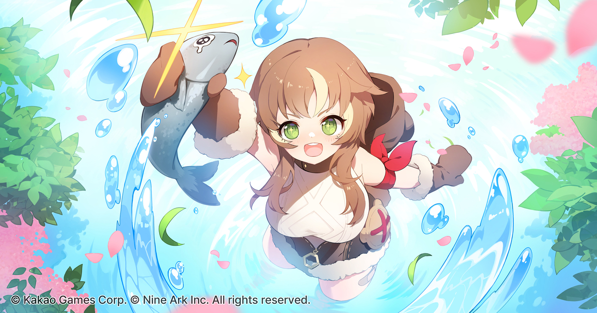 This is a pixiv picture whose title is 【お仕事】Eversoul エバーソウル.