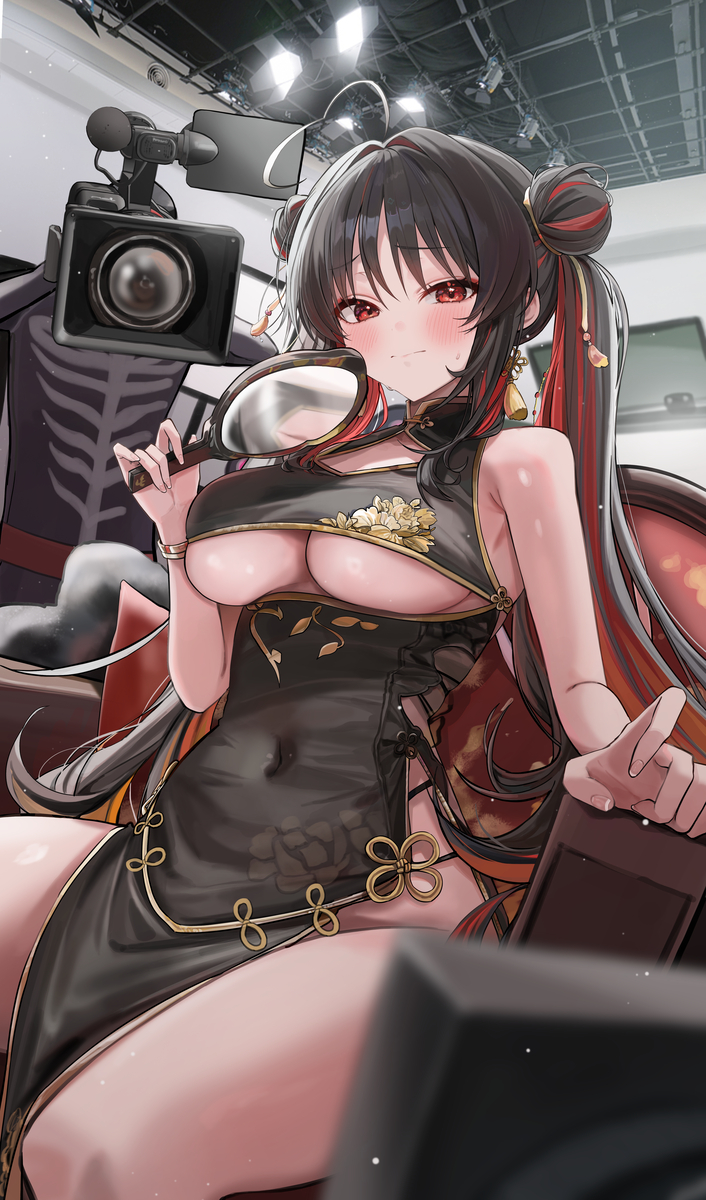 This is a pixiv picture whose title is モラン🖤.