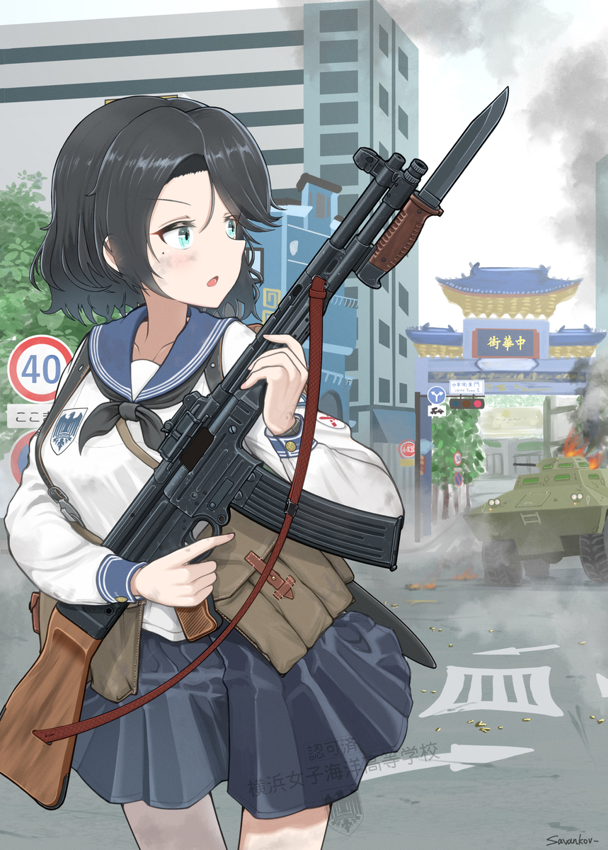 This is a pixiv picture whose title is Stoßtrupp.