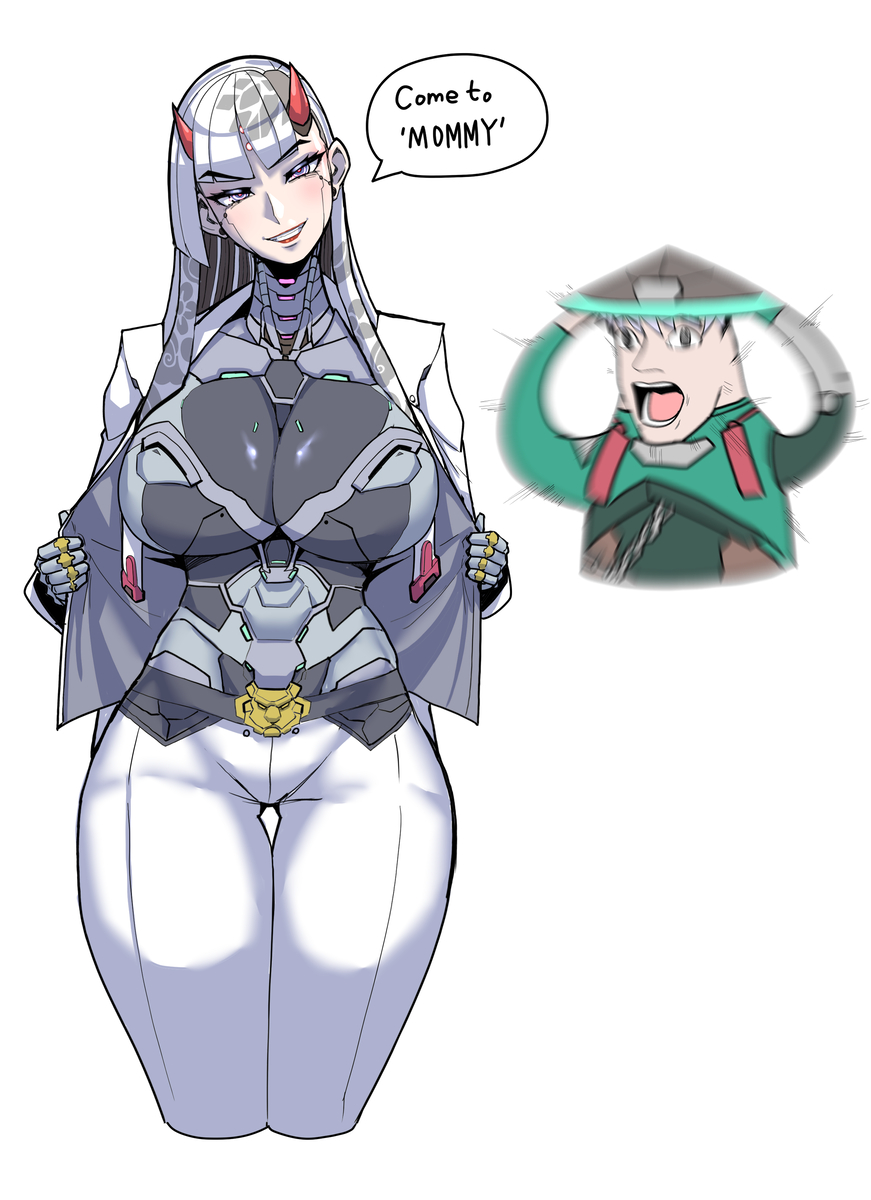 This is a pixiv picture whose title is OW2 Shion.