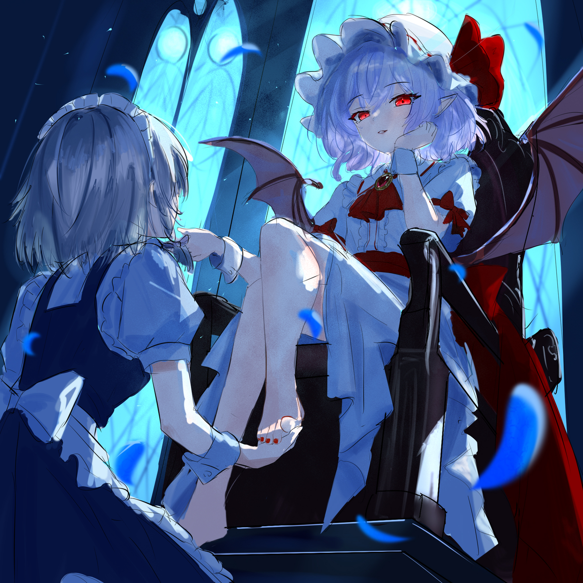 This is a pixiv picture whose title is 幻想乡第一主仆.