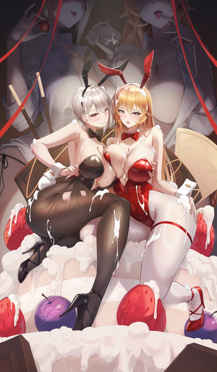 This is a pixiv picture whose title is Sweet bunnys.