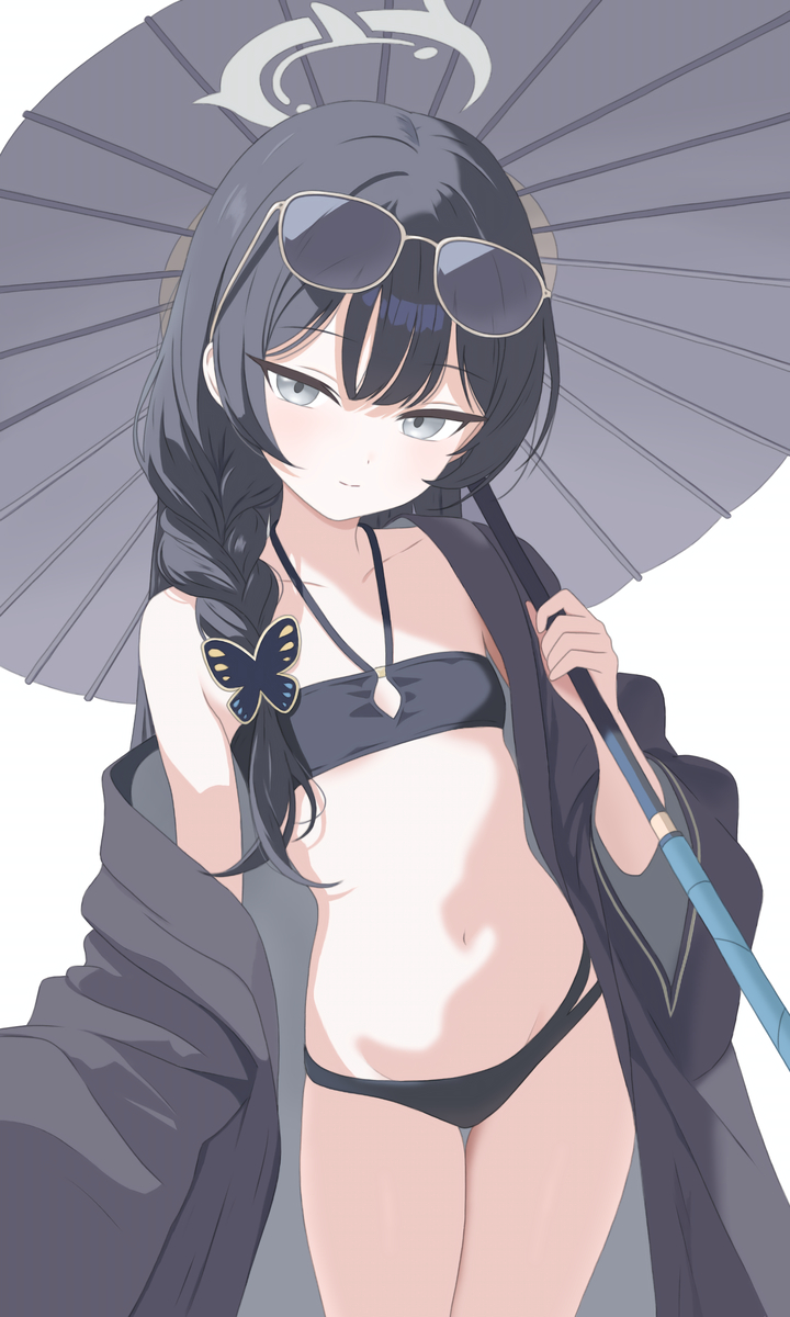 This is a pixiv picture whose title is 竜華キサキ(水着).