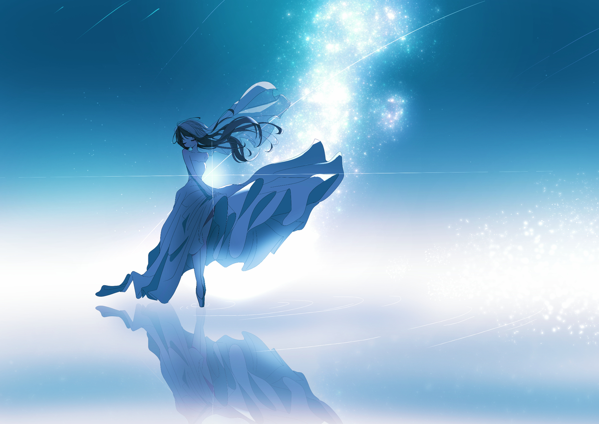 This is a pixiv picture whose title is 蒼.