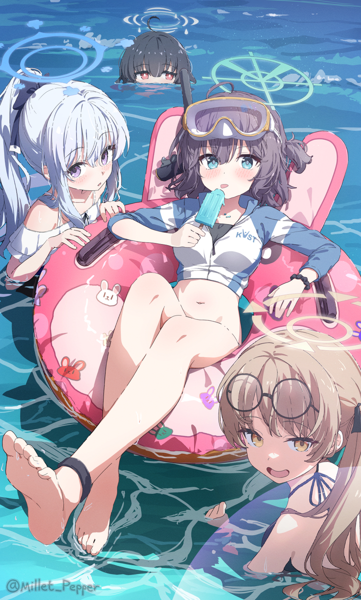 This is a pixiv picture whose title is 「海 #1」.