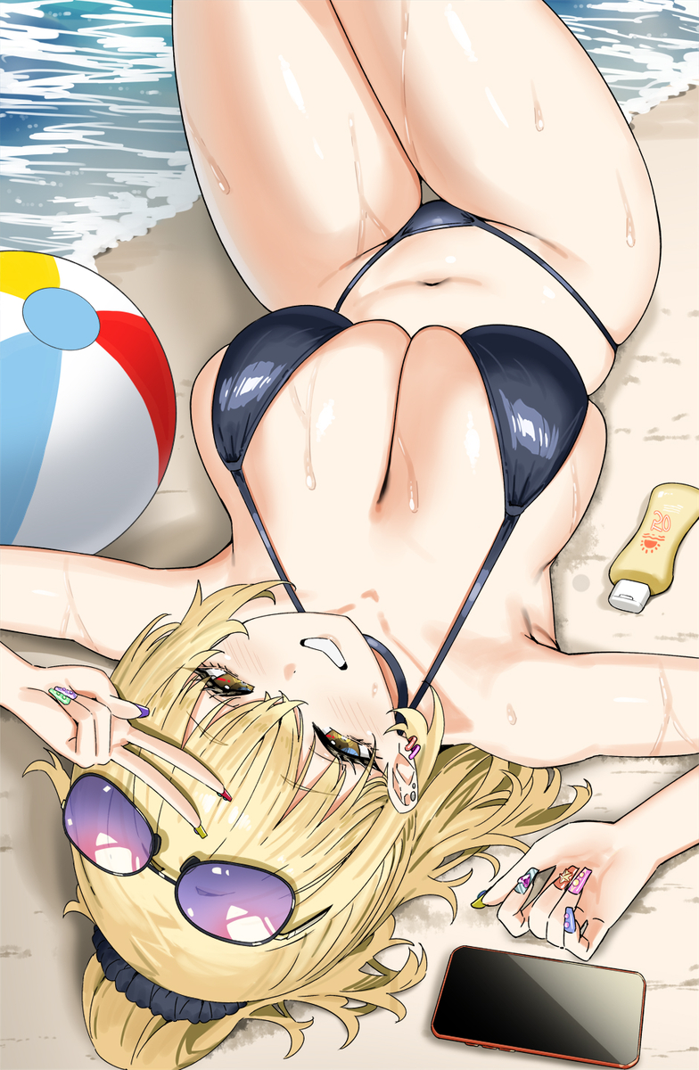 This is a pixiv picture whose title is 夏.
