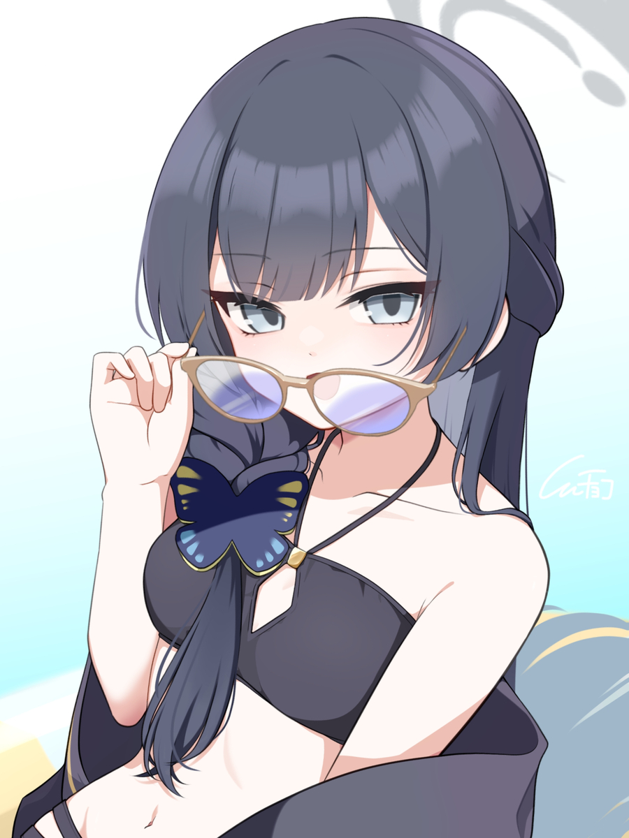 This is a pixiv picture whose title is 水着キサキ.