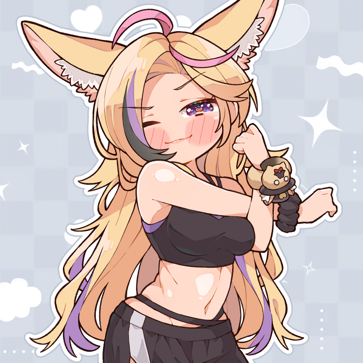 This is a pixiv picture whose title is 💪.