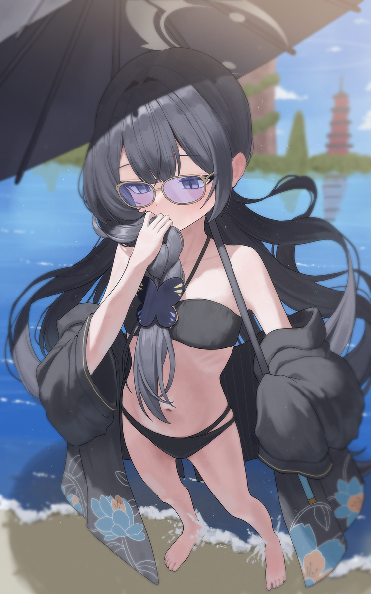 This is a pixiv picture whose title is 恥ずかしがるキサキ.