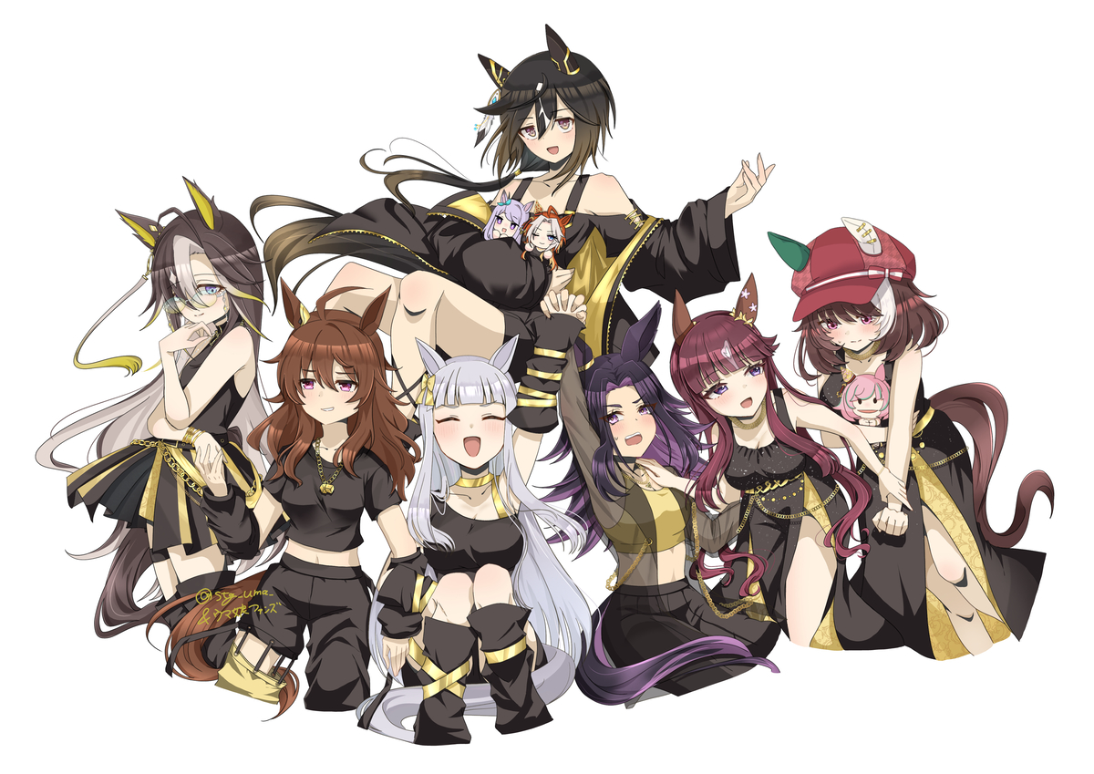 This is a pixiv picture whose title is ステゴ一族　in 7th.
