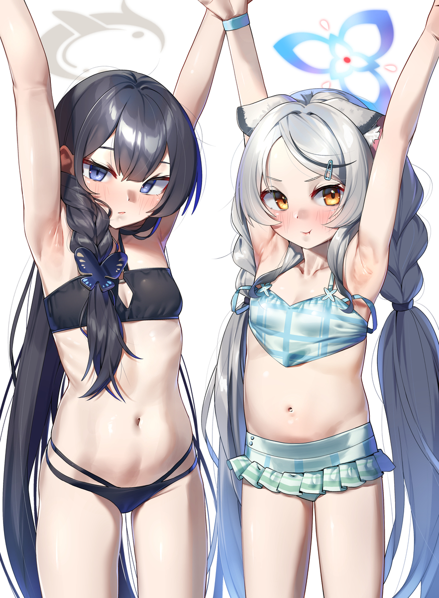 This is a pixiv picture whose title is キサキとココナ.