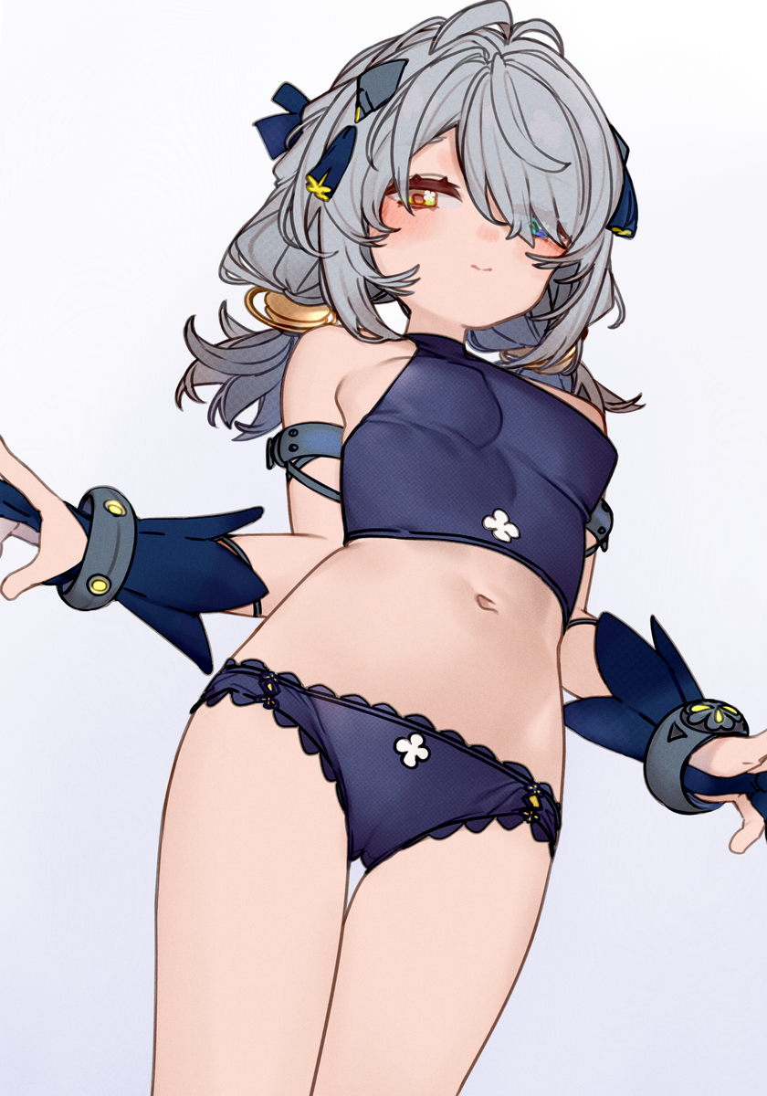 This is a pixiv picture whose title is 🍀.