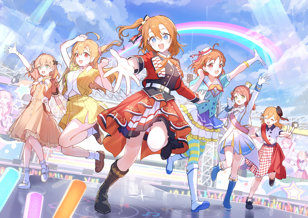 This is a pixiv picture whose title is 雨上がりのライブ.