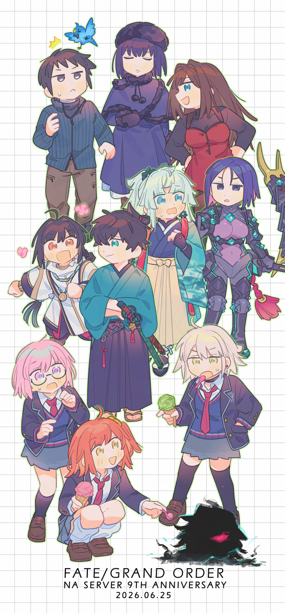 This is a pixiv picture whose title is 北米版9周年おめでとう.