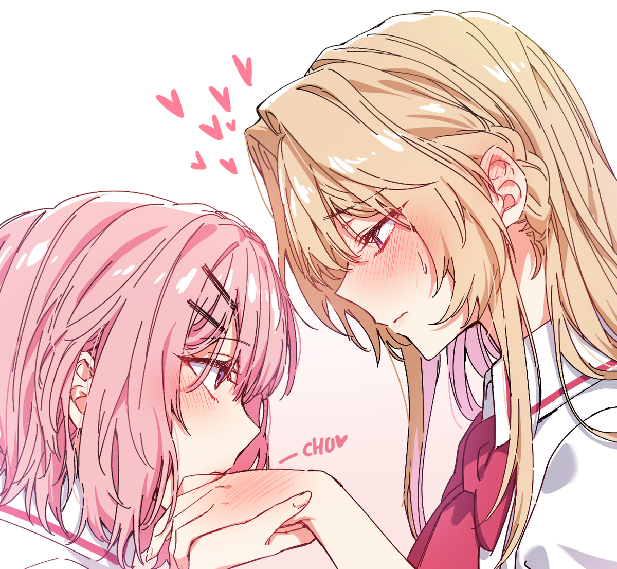 This is a pixiv picture whose title is 照れ真唯.